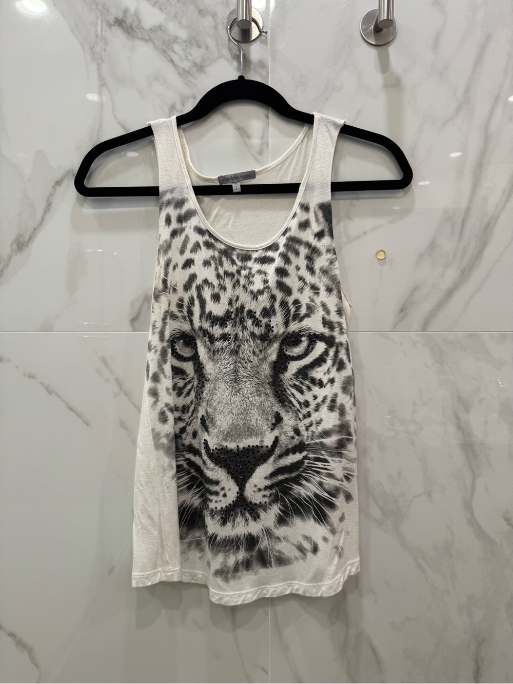 Charlotte Ruse Leopard Graphic Tank